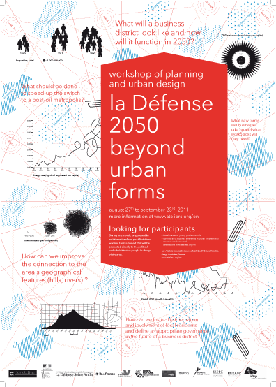 la défense 2050 / affiche 600 x 850 mm